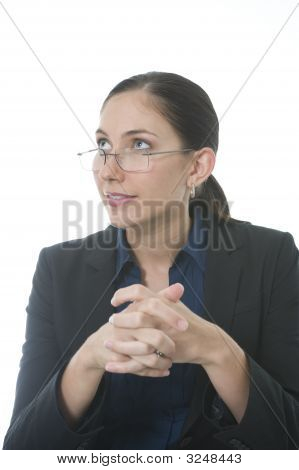 エグゼクティブと考えている女性