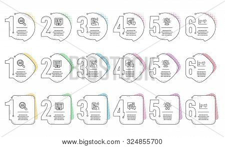 Discount, Bitcoin Atm And Bitcoin Pay Line Icons Set. Infographic Timeline. Column Diagram, Data Ana