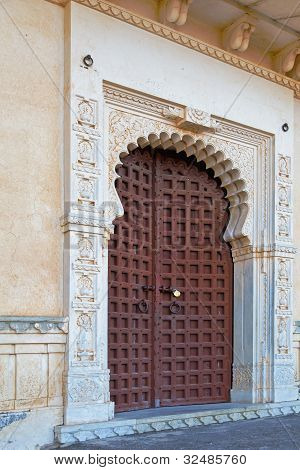 Døråbning indersiden Palace Kumbhalgarh Fort
