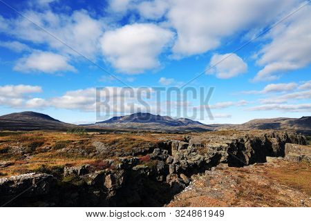 Pingvellir National Park in Iceland, Europe