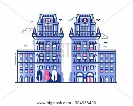 Minsk City Gates Belarus Landmark In Flat