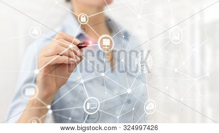 Ict Information And Telecommunication Technology And Iot - Internet Of Things Concepts