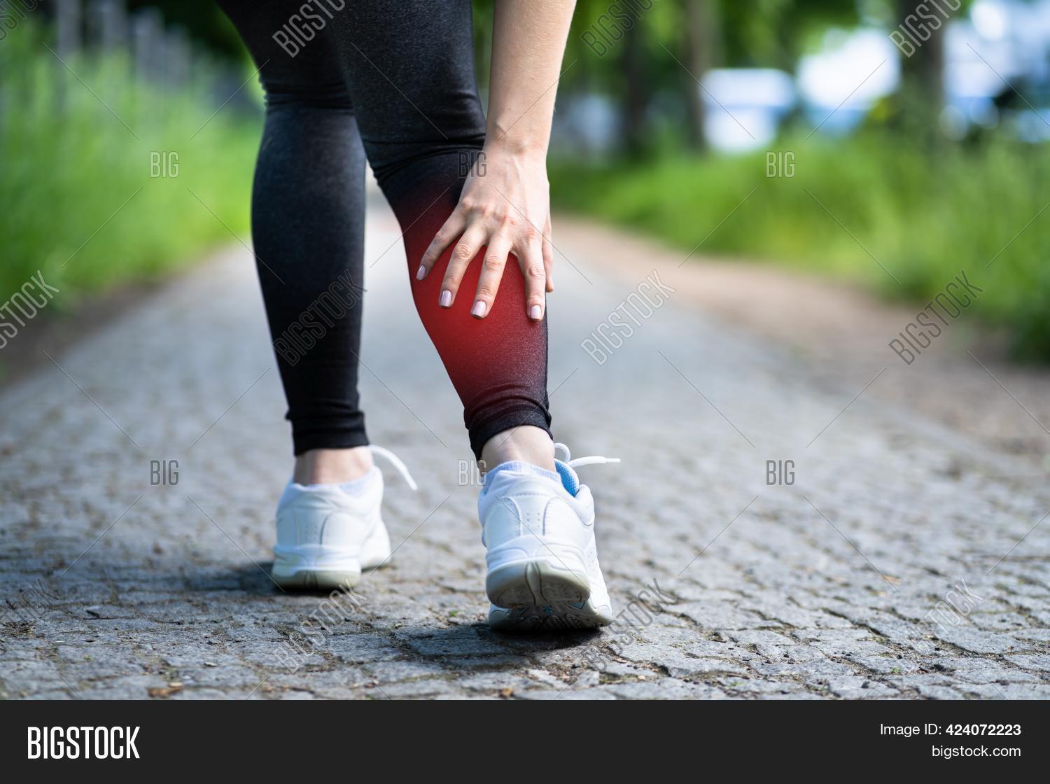 Calf Injury Cramp Pain Image & Photo (Free Trial) Bigstock