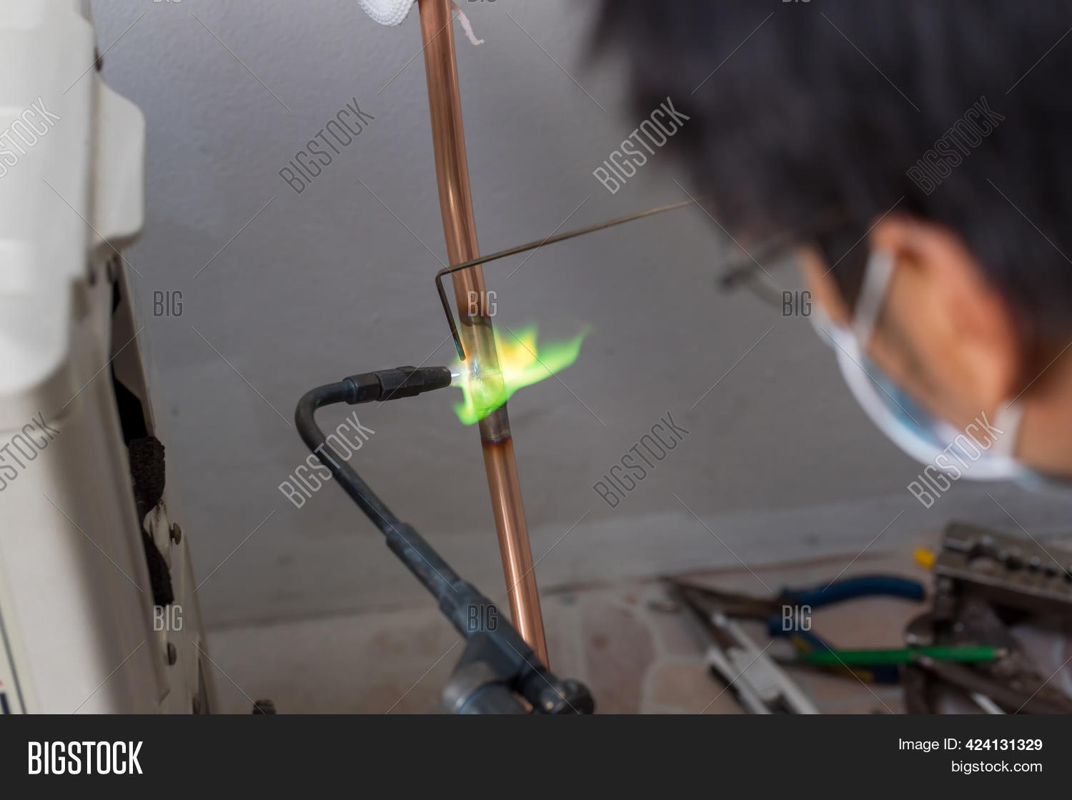 Welding Copper Pipe Image & Photo (Free Trial) Bigstock
