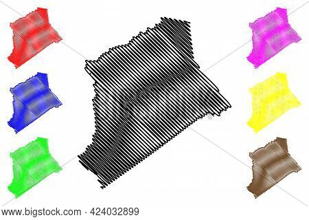 Gilmer County, State Of West Virginia (u.s. County, United States Of America, Usa, U.s., Us) Map Vec