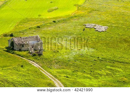 Krajina klavírní Castelluccio Di