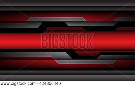 Abstract Rey Grey Black Metallic Circuit Cyber Line Shadow Design Modern Futuristic Technology Backg