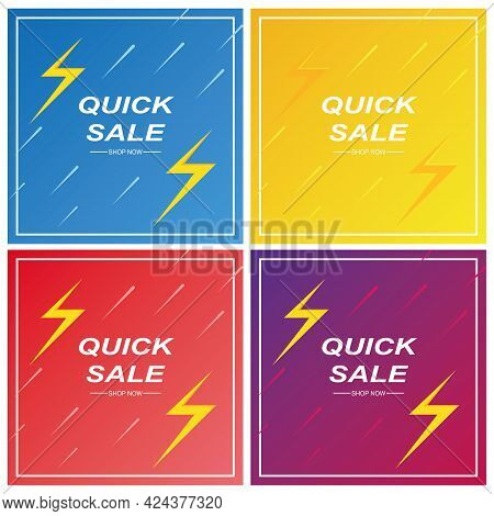 Percentage Discount Banner Icon.10 20 30 40 50 60 70 80 90 Percent Sale. Vector Illustration Eps 10