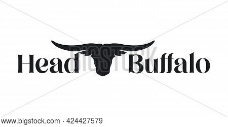 Buffalo Black Head Logo Exclusive Design Inspiration