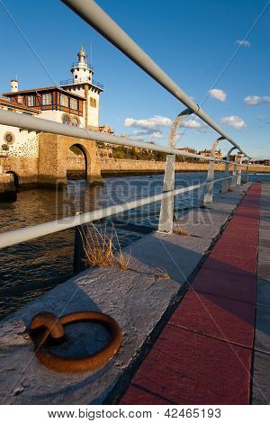 Getxo bağlantı noktası, Bizkaia, Bask ülke, İspanya