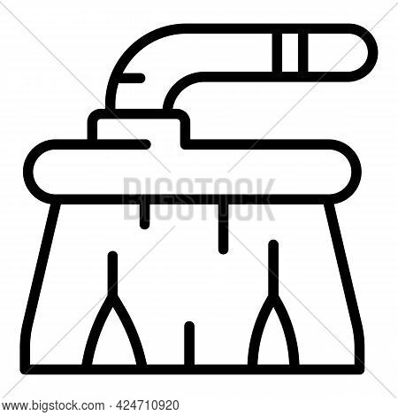 Cleaning Brush Icon. Outline Cleaning Brush Vector Icon For Web Design Isolated On White Background