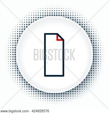 Line Grip Tape On A Skateboard Icon Isolated On White Background. Colorful Outline Concept. Vector