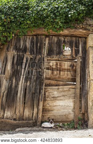 Acebo, Beautiful Little Town In Sierra De Gata, Caceres, Extremadura, Spain