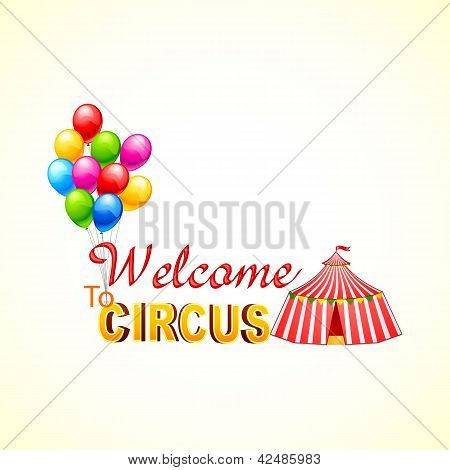 Cirkus baggrund