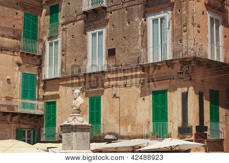Monumento Of Pasquale Galluppi In Tropea