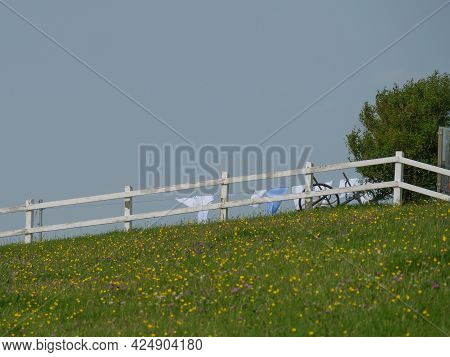 the Hallig Hooge in the german north sea