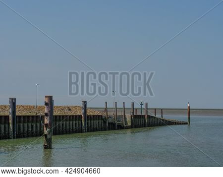 Hallig Hooge and Nordstrand in the north sea