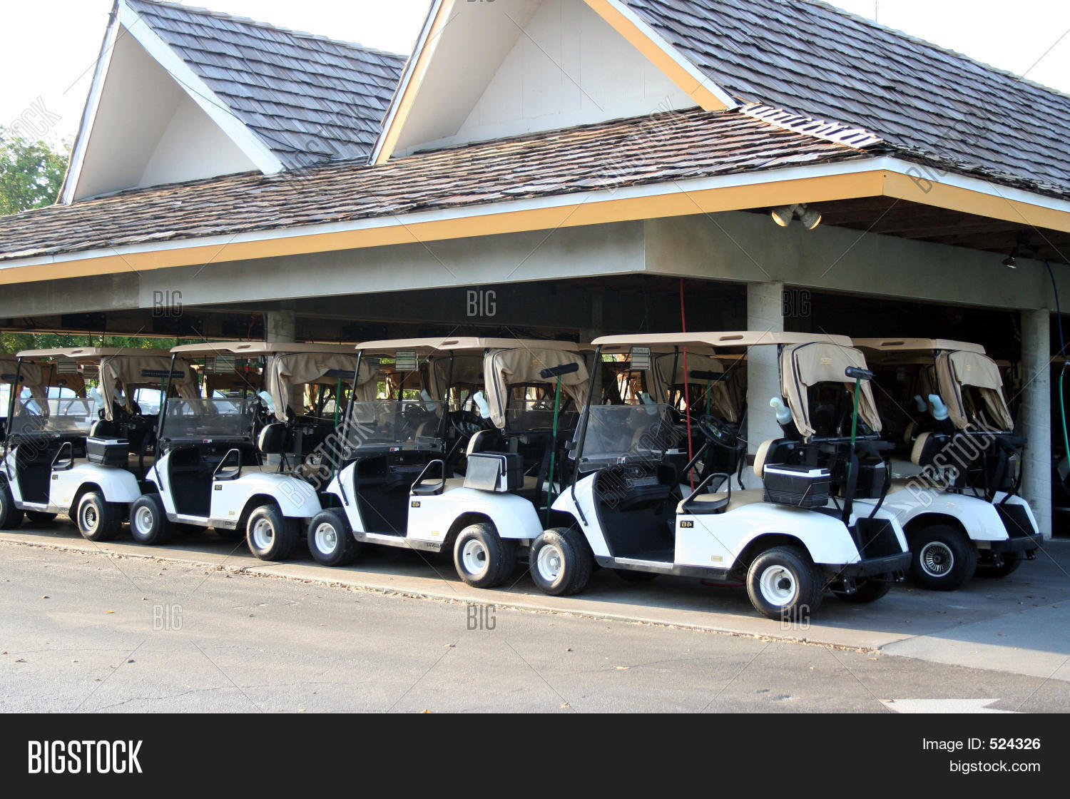 Golf Cart Parking 2 Image & Photo (Free Trial) Bigstock