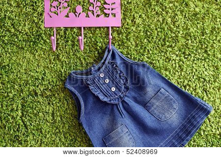 Fashion Denim Baby Dress