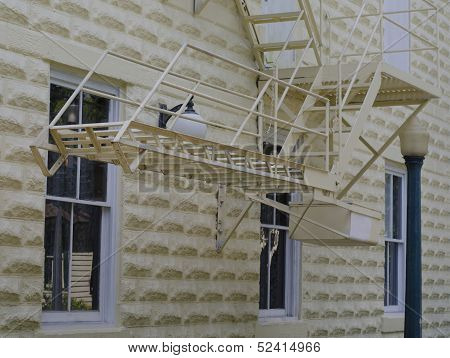 Rocking Chairs On A Porch