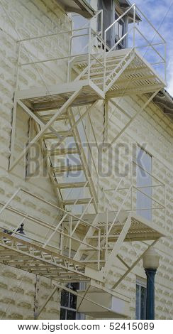 Emergency Exit Stairs Exterior Hous