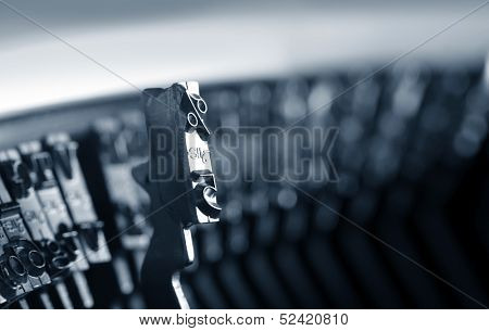 Typebar procent  mark