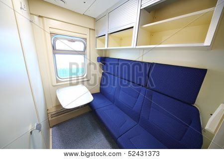 TVER - JUN 05: Passenger space in the car with improved interior, on June 05, 2013 in Tver, Russia.