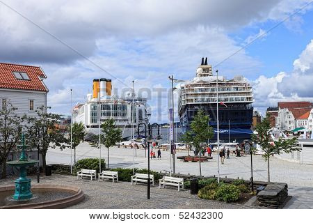 Port Of Stavanger, Norway.