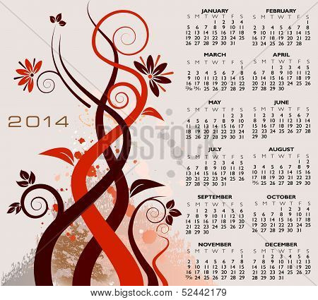 2014 Creative Floral Calendar