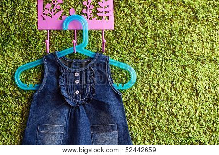 Fashion Denim Baby Dress