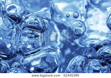 water bubbles abstract background