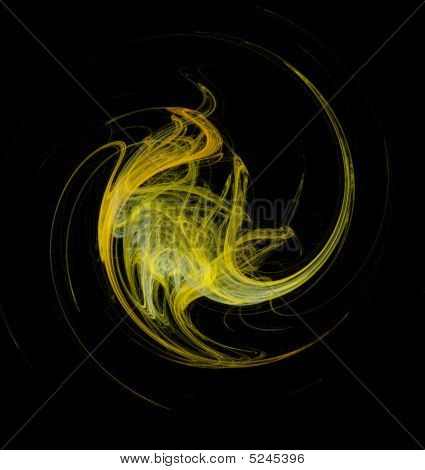 Abstrakt fraktal baggrund