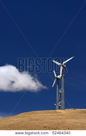Wind Generator With Cloud