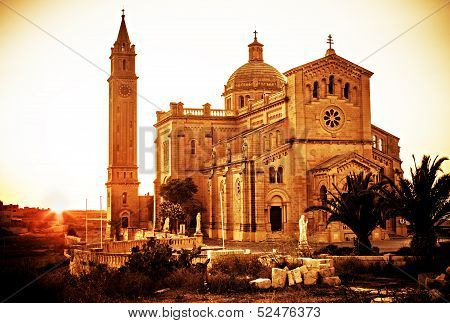 Blessed Virgin of Ta' Pinu famous church,  GOZO