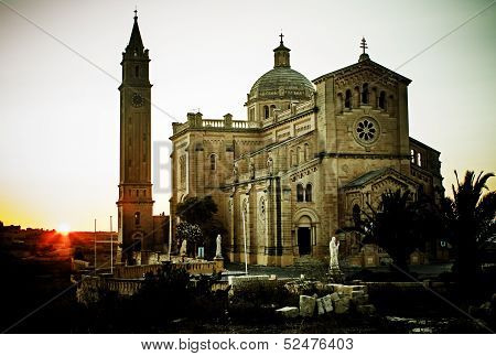 Blessed Virgin of Ta' Pinu famous church,  GOZO