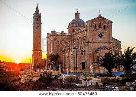 Blessed Virgin of Ta' Pinu famous church,  GOZO