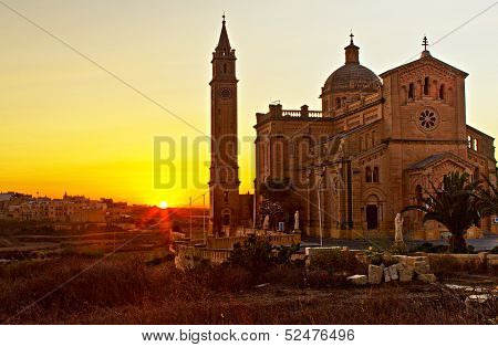 Blessed Virgin of Ta' Pinu famous church,  GOZO