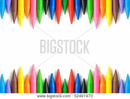 Wax Crayons Frame