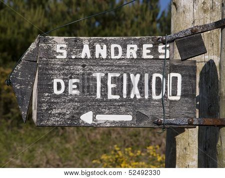 Placard With Text 