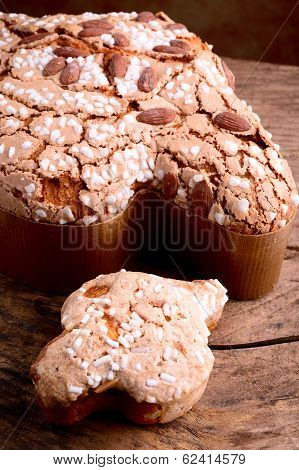 Colomba traditional Italian Easter dessert
