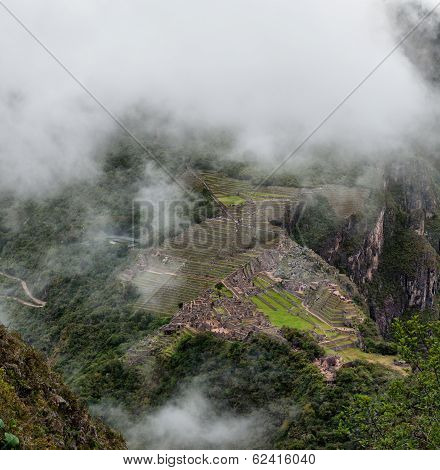 Machu Picchu Beautiful Panorama Overview
