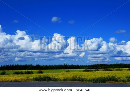 Uma paisagem finlandesa