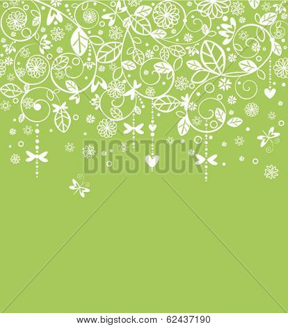 Spring seamless decoration