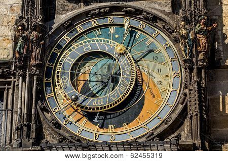 The Prague Astronomical Clock, Or Prague Orloj