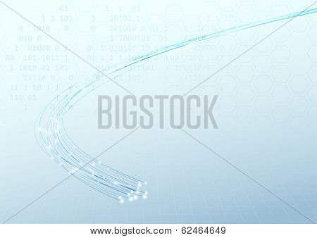 Blue Cable Broadband Connection
