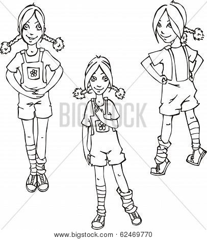 Set Of Naughty Girls