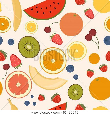 Fruits seamless pattern for your design