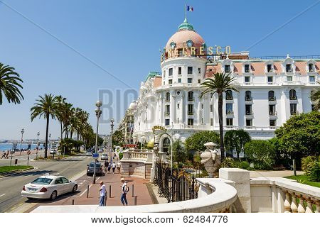 The Hotel Negresco In Nice, France