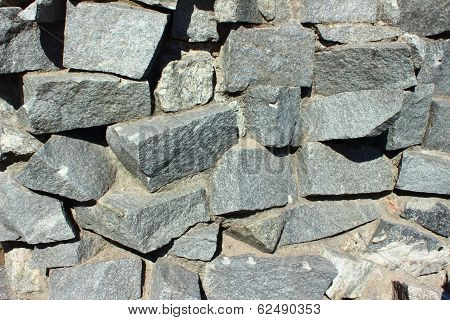 Wall made of stones