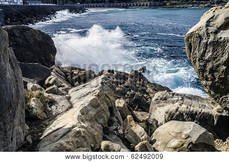 Rocks In The Ocean
